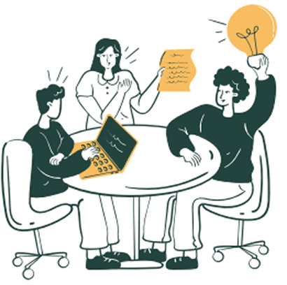 Team collaboration illustration